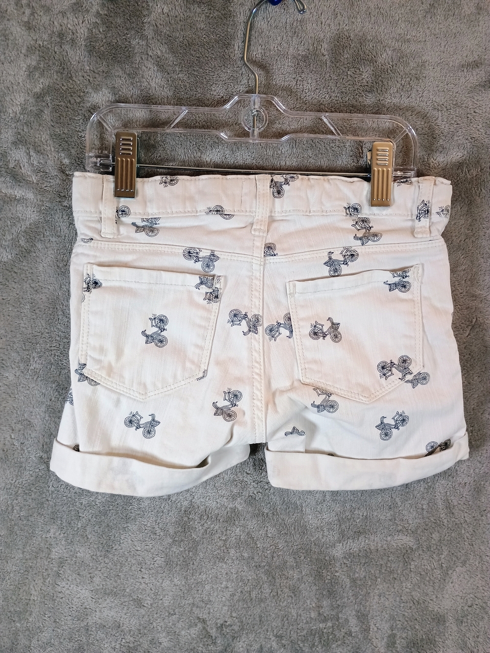 OshKosh B'gosh Girls Shorts with Navy Bike Print Size 6 - Picture 10 of 12